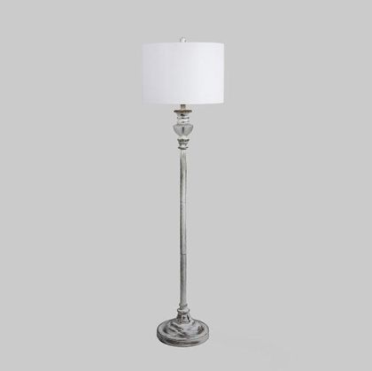 Polyresin lantern white 40x154cm