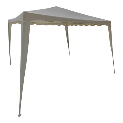 METAL FRAME FOR ARROW - BEIGE FABRIC 3X3M