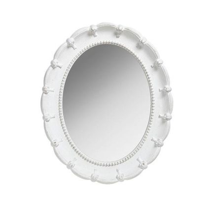Mirror Pu stone gray 43x53cm