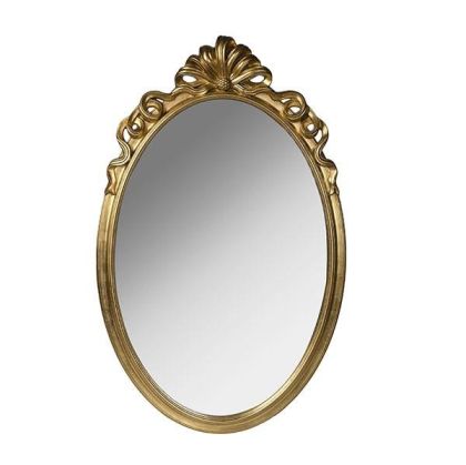 Antique gold wood mirror 70x112cm