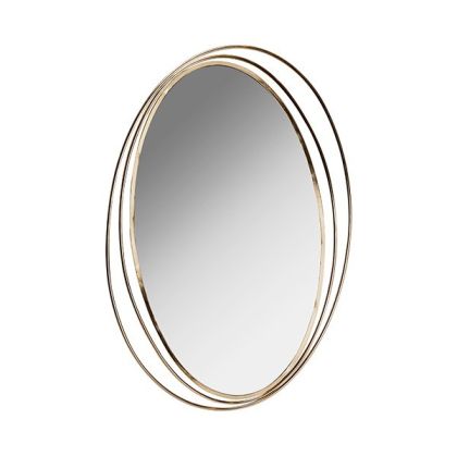 Mirror metal gold 60x2x90cm