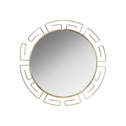 Mirror metal gold 80x2x80cm