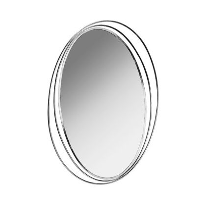 Mirror metal silver 60x2x90cm