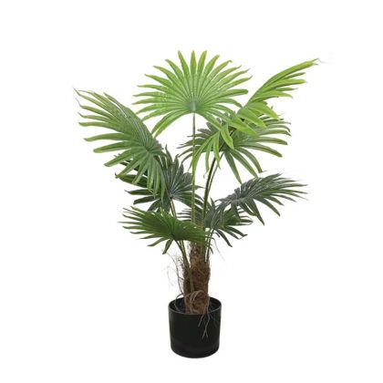 Palm tree in a pot with a real touch - height 80 cm, 6 pcs.