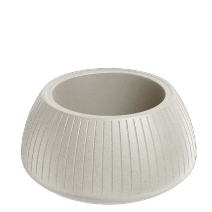 PLASTIC FLOWER POT CORO BOWL 40X40X20 CM