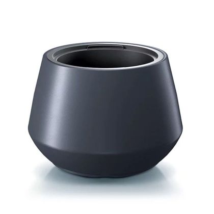 PLASTIC FLOWER POT HEOS ANTHRACITE, 44 CM, 30 CM
