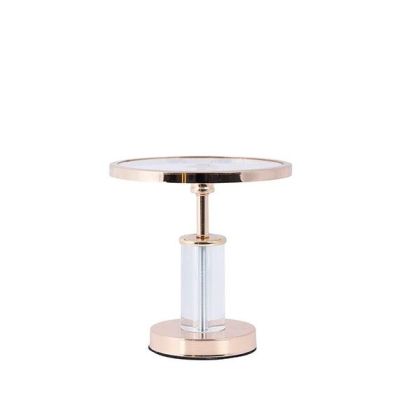 Cake stand with gold details 12x20cm