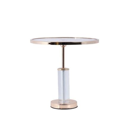 Cake stand with gold details 12x30x30cm