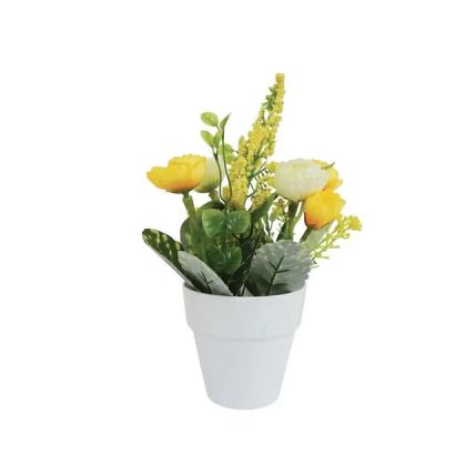 Flowerpot Fl-9 with yellow operation - high-quality 22 cm
