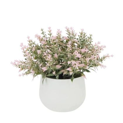 Pot with pink lavender Φ10x15cm 1/48kib