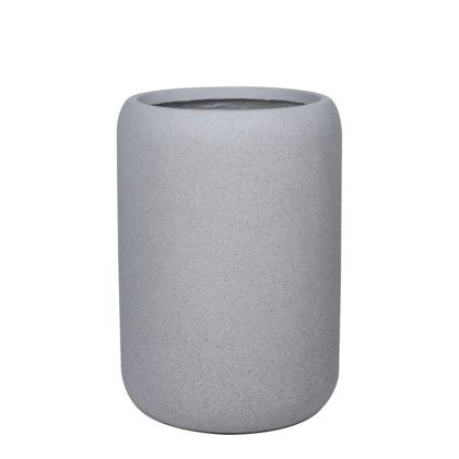 Gray granite pot with clay lumps, high, medium - Φ42x59cm