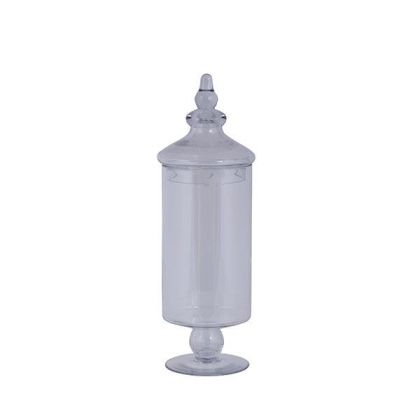 Sweet jar transparent 14.6x14.6x40cm