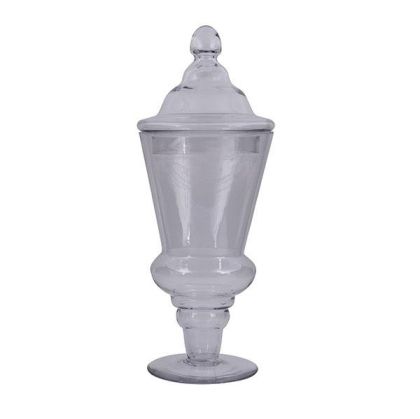 Sweet jar transparent 20.4x20.4x38.5cm