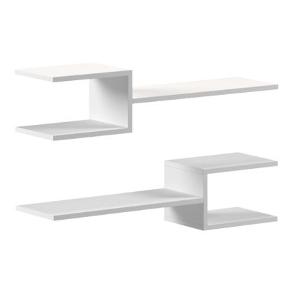 WALL SHELF GALLER WHITE 79X19.5X18CM