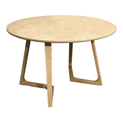 ТРАПЕЗНА МАСА SEDRIA MDF В ЕСТЕСТВЕН ЦВЯТ D120X75СМ