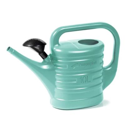 DARK GREEN PLASTIC WATERING CAN 55X17X36 CM