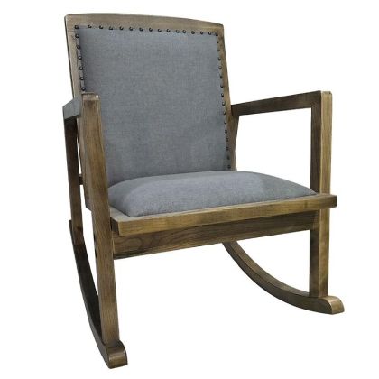 Rocking chair, solid mango wood, 53x79x85h