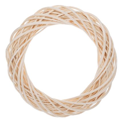 Natural willow wreath D45X8 cm