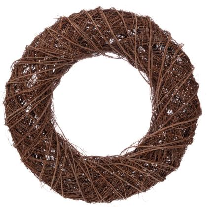 Natural wicker wreath 75X15 cm