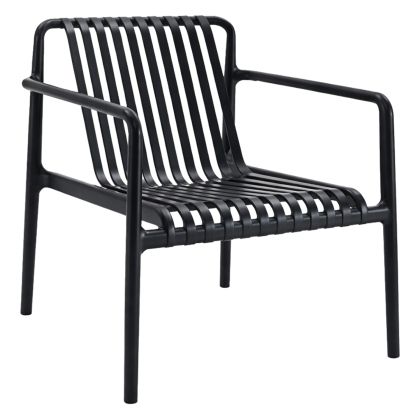 Garden chair Malen HM6626.02 black polypropylene 66X77X76CM