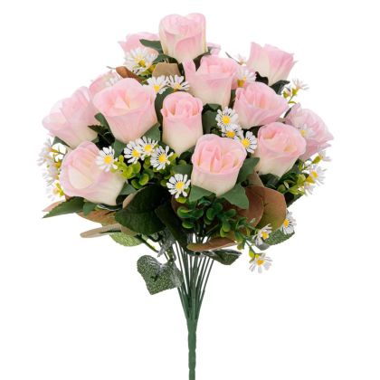 Decorative bouquet with pink roses