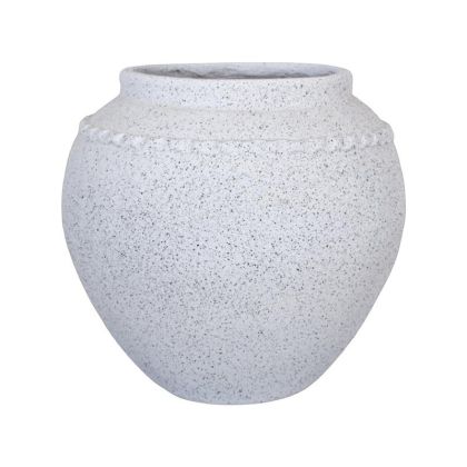 Decorative floor vase FL001 white color 56X53CM