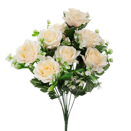 Decorative cream roses