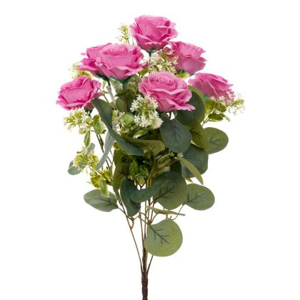 Ornamental rose bushes