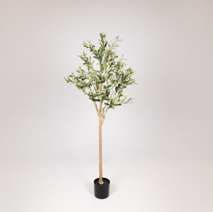 Artificial olive tree with plastic pot fabric-plastic-iron 160 cm