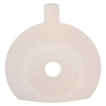 Ceramic vase cream 28X7X26 cm