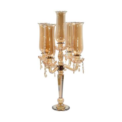 Crystal candlestick FL6506 champagne color 36X69CM