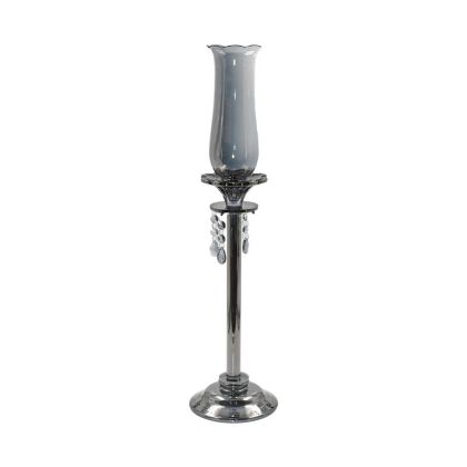 Crystal candlestick FL6615 gray color 15X49CM
