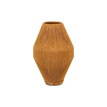 Table lamp FL23013 yellow color 22X36CM
