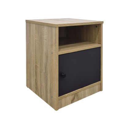 Lenea bedside table, sonoma-anthracite color, 40x40x50 cm