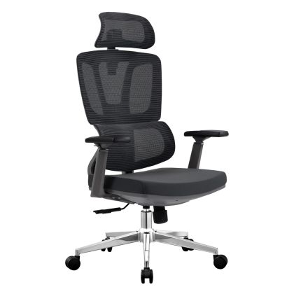 Taskmaster HM1216.01 office chair black mesh fabric - chrome base 69X65X125ВСМ.