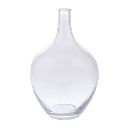 Transparent glass vase D18X28 cm