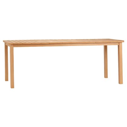 Rectangular dining table Finto HM6616 teak wood - natural color 200X100X75HCM.