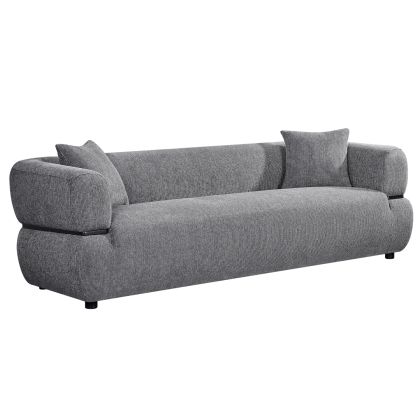 Three-seater sofa Arctis HM3327.01 gray fabric 229X88X88 cm.