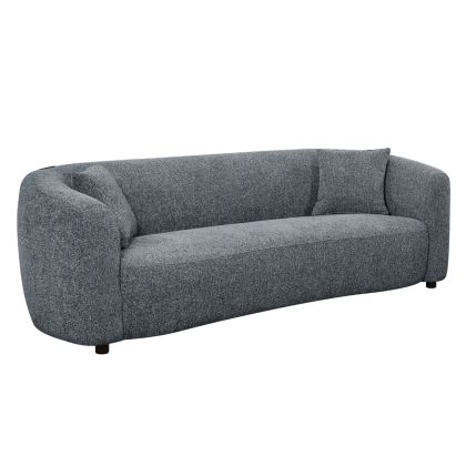 Three-seater sofa Nord HM3321.01 gray fabric 230X96X75 cm.