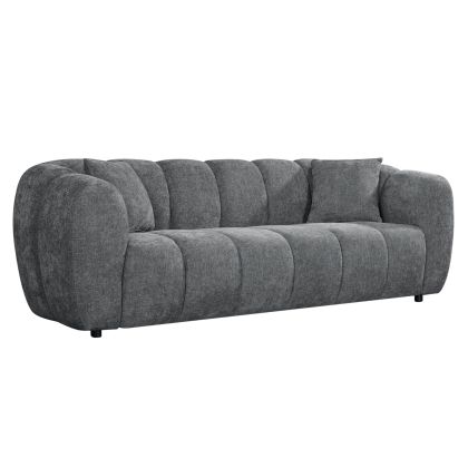 Three-seater sofa Opale SM3319.01 gray fabric 230X96X76ВСМ.