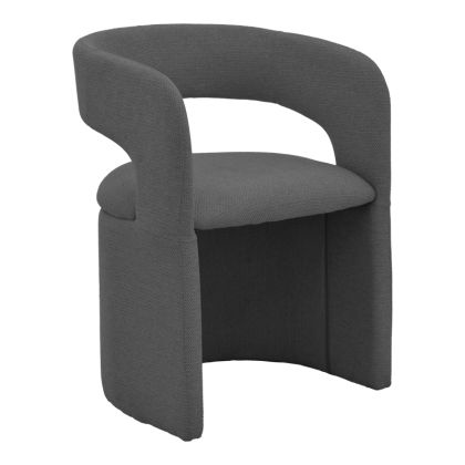 Cocon Bold armchair, anthracite, fabric, 58x58x80cm