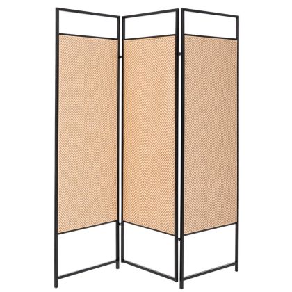 Black metal screen 120X160 cm