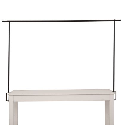 Black extendable stand (140-240) X (90-97) cm