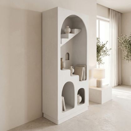 Библиотека Boolten Mdf бяла 80X38X190 см