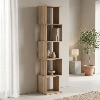 Bookcase Cubik Sonoma 35X30X161CM