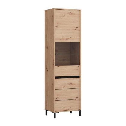 Showcase Marron 1K VS1 193 Artisan-matte black 55X40X193CM