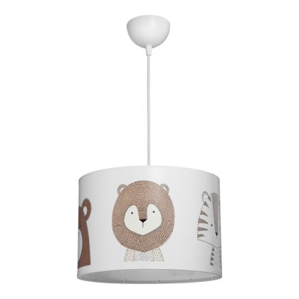 Детски полилей Safari Led E27 многоцветен Pvc D30X20СМ