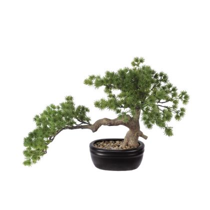Bonsai tree in plastic pot green - 45X25X27CM 4/BOX