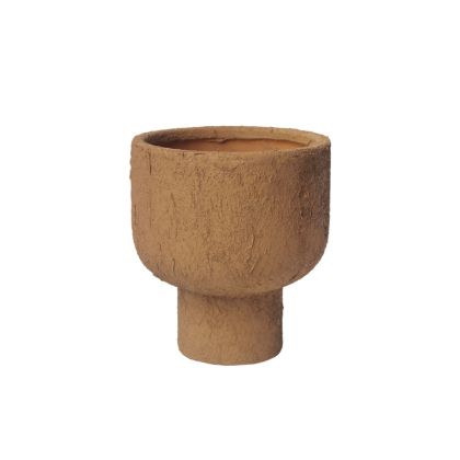 Ceramic terracotta pot with round base - Φ16X18CM 1/12BOX