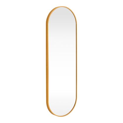 Albere mirror, gold, aluminum, 40X4X120 cm